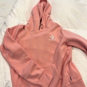 Converse women’s medium size baby pink hoodie